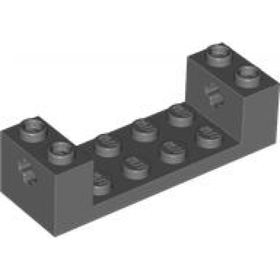 Technic, Brick 2 x 6 x 1 1/3 with Axle Holes and Bottom Stud Holders