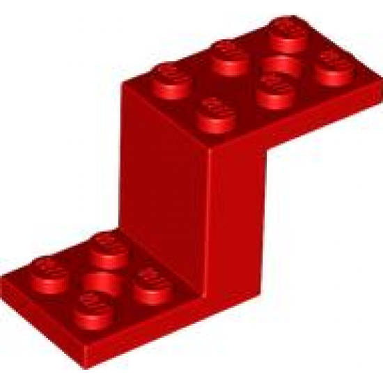 Bracket 5 x 2 x 2 1/3 with 2 Holes and Bottom Stud Holder