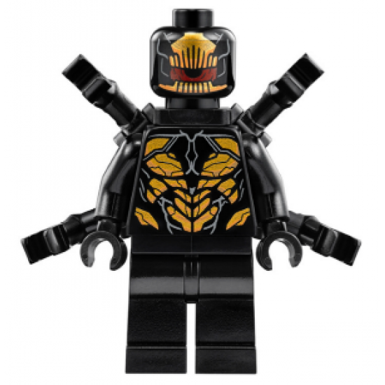 Outrider - Extended Arms, Torso with Long Dark Bluish Gray Tips at Neck