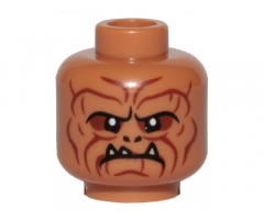 Minifigure, Head Alien with SW Klatooinian Raider Pattern