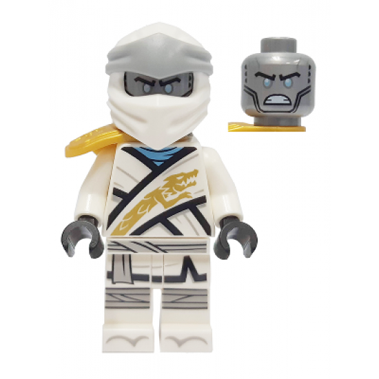 Zane - Legacy, Pearl Gold Armor Shoulder Pad, Flat Silver Head