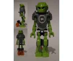 Hero Factory Mini - Breez - Flat Silver Armor with Rocket Jets