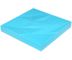 Brick, Modified 6 x 6 x 2/3 No Studs with Ice Crystal Surface Profile