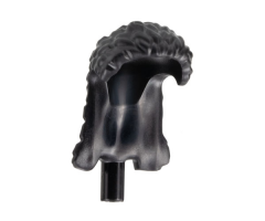 Minifigure, Hair Na'vi, Wide with Braids and Bar at End