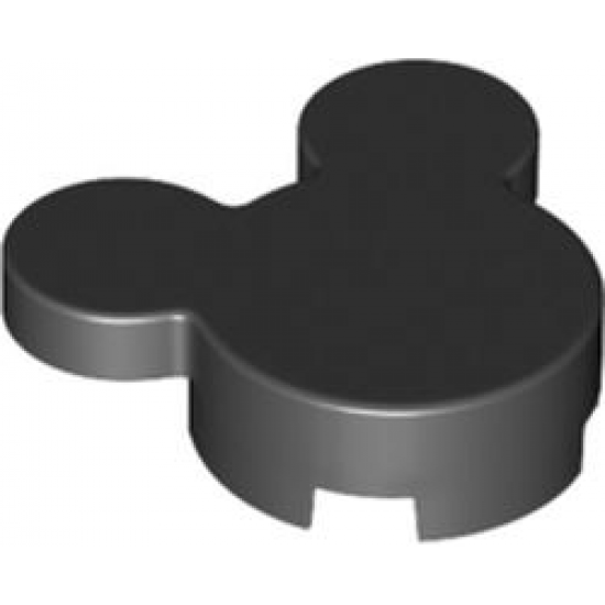Brick, Round 2 x 2 x 2/3 No Studs with 2 Tile, Round 1 x 1 (Mickey Mouse Head)