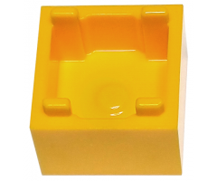 Container, Box 2 x 2 x 1 - Top Opening with Raised Inner Bottom