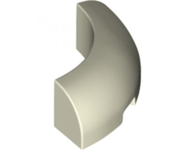 Brick, Round Corner 3 x 3 x 1 without Studs