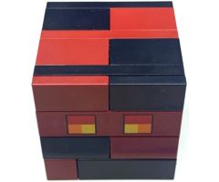 Minecraft Magma Cube, Moving Parts - Brick Built