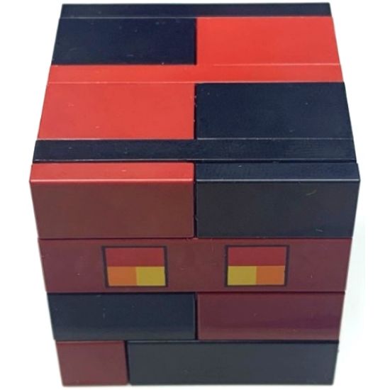 Minecraft Magma Cube, Moving Parts - Brick Built