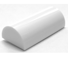 Slope, Curved 2 x 4 Double with Groove