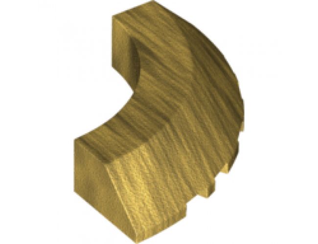 Brick, Round Corner 5 x 5 with Slope 45 Edge without Studs