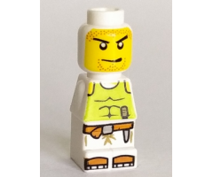 Microfigure Magma Monster White