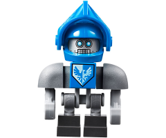Clay Bot - Dark Bluish Gray Shoulders and Blue Helmet