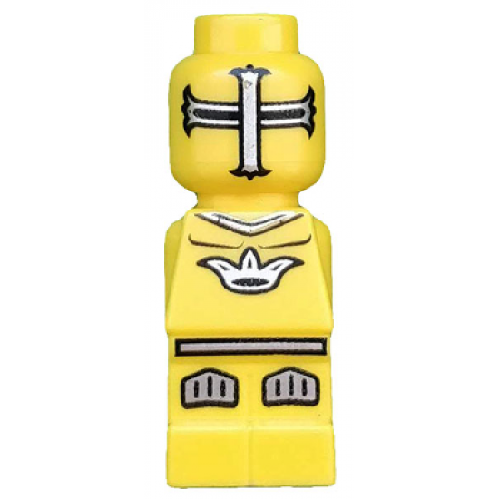 Microfigure Lava Dragon Knight Yellow