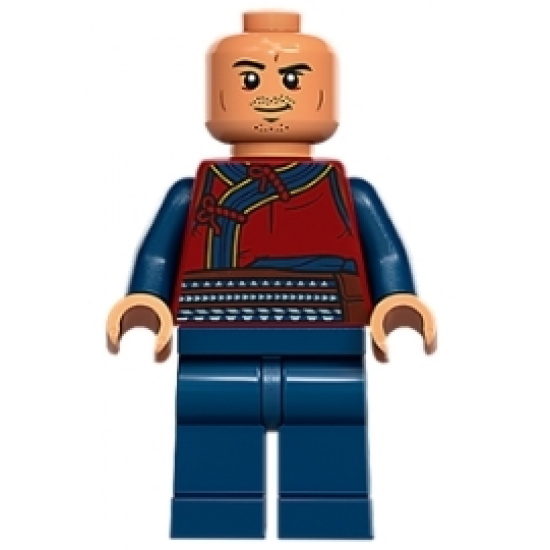 Wong - Dark Red Robe, Dark Blue Legs