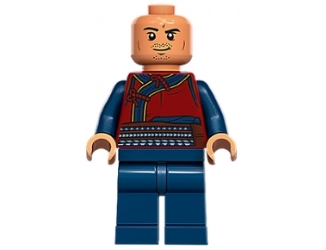 Wong - Dark Red Robe, Dark Blue Legs