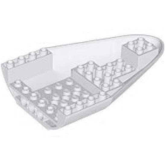 Aircraft Fuselage Forward Bottom Curved 8 x 12 with 4 Holes