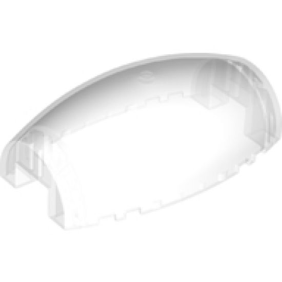 Windscreen 10 x 6 x 3 Bubble Canopy Double Tapered with Square Front Cutout