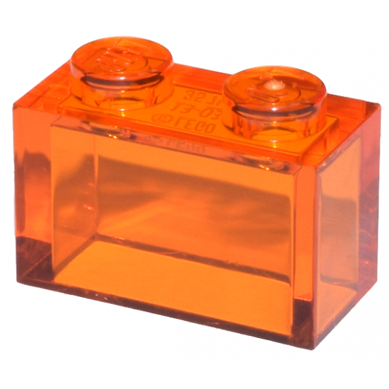 Brick 1 x 2 without Bottom Tube