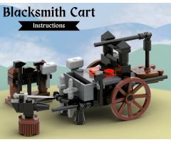 Blacksmith Cart - Lego Castle Moc