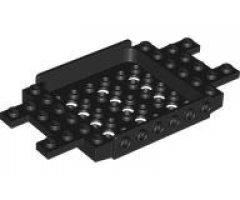 Vehicle, Base 6 x 12 x 1 with 5 x 6 Recessed Center, 12 Holes and 1 x 2 Cutouts on Ends