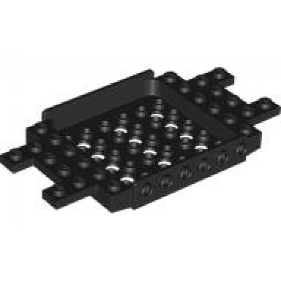 Vehicle, Base 6 x 12 x 1 with 5 x 6 Recessed Center, 12 Holes and 1 x 2 Cutouts on Ends