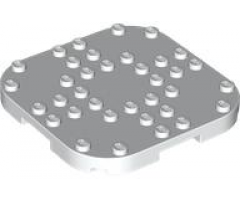 Plate, Modified 8 x 8 with Rounded Corners and 4 Feet