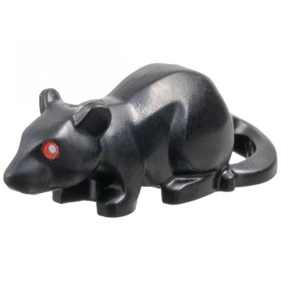 Rat / Mouse with Red Eyes Pattern