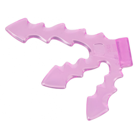 Wave Angular Triple with Bar Handle (Lightning Bolt)