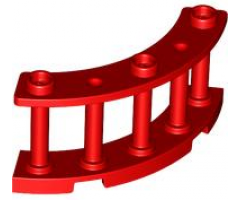 Fence 4 x 4 x 2 Quarter Round Spindled with 3 Studs