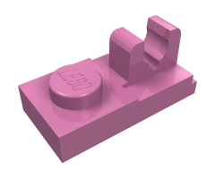 Plate, Modified 1 x 2 with Clip on Top