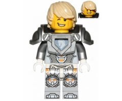 Lance - Hair, Flat Silver Armor