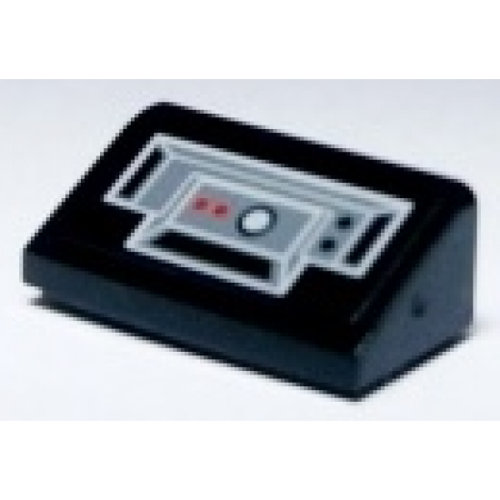 Slope 30 1 x 2 x 2/3 with SW Throne Room Chair Controls Pattern (Sticker) - Set 75093