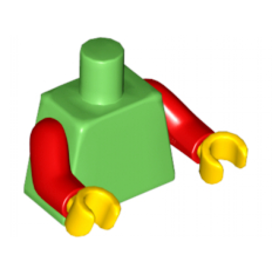 Torso Plain / Red Arms / Yellow Hands