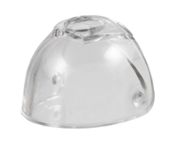 Minifigure, Headgear Accessory Visor Large with Trapezoid Area on Top