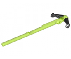 Projectile Arrow, Bar 8L with Molded Flexible Rubber Black Grappling Hooks Pattern (Spring Shooter Harpoon)