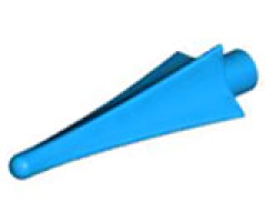 Minifigure, Weapon Spear Tip with Fins