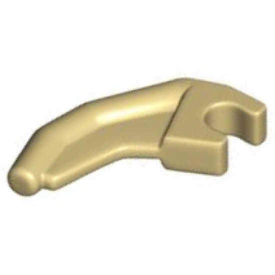 Barb / Claw / Horn / Tooth with Clip, Angled