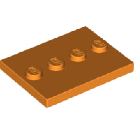 Tile, Modified 3 x 4 with 4 Studs in Center
