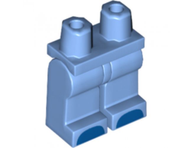 Hips and Legs with Blue Hooves Pattern