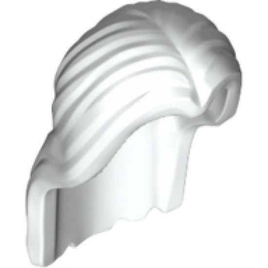 Minifigure, Hair Long, Parted in Center