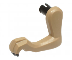Animal, Body Part Dinosaur Leg Small (Front) Raptor Left with Black Pin and Black Claws Pattern
