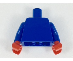 Torso Plain / Blue Arms / Red Hands