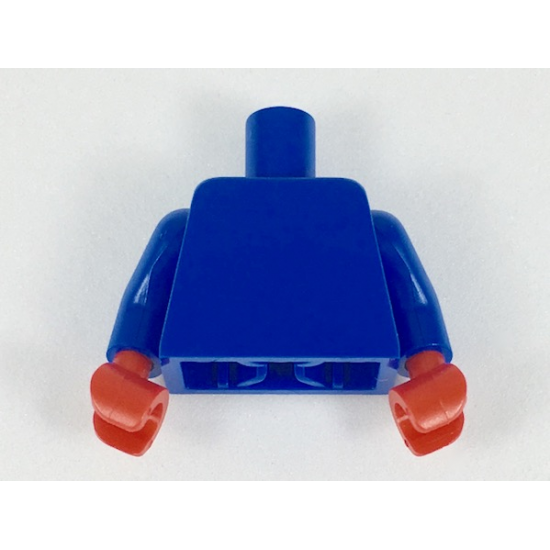 Torso Plain / Blue Arms / Red Hands