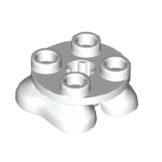 Legs with Plate Round 2 x 2 and Axle Hole