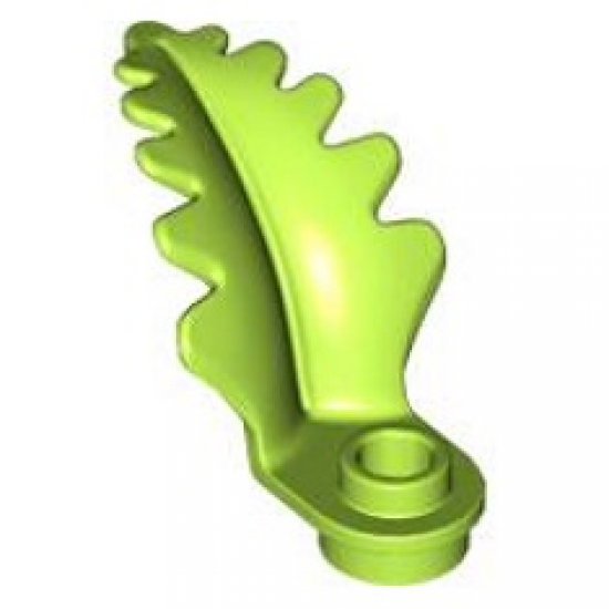 Plant Plate, Round 1 x 1 with Curved, Upright Leaf