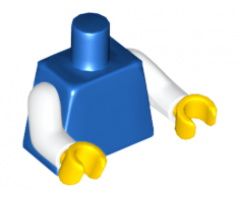 Torso Plain / White Arms / Yellow Hands