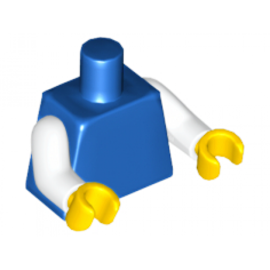 Torso Plain / White Arms / Yellow Hands