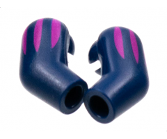 Arm, (Matching Left and Right) Pair with Magenta Shoulder Stripes Pattern