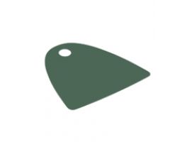 Minifigure, Body Wear Cape Cloth, Straight Bottom with Single Top Hole (Juniors) - Spongy Stretchable Fabric